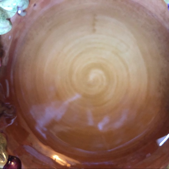 Grasslands Road Dining Grasslands Road Ivy Leaves And Grape Pottery Bowl Poshmark